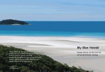 Met inspiratie van de zee, stranden en palmbomen. Een boek design dat eenzaamheid en reflectie uitstraalt.