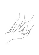Holding Hands | Maak je eigen poster