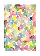 Colorful Abstract Watercolor Art | Maak je eigen poster