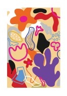 Colorful Shapes Art | Maak je eigen poster