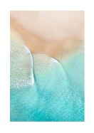 Waves On Beach | Maak je eigen poster