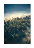 Misty Forest | Maak je eigen poster
