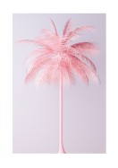 Pink Palm Tree | Maak je eigen poster