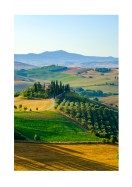 Tuscany Landscape View | Maak je eigen poster