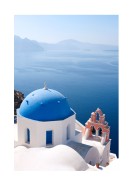 Santorini In Greece | Maak je eigen poster