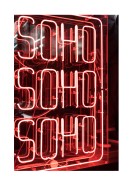 SoHo Neon Light Sign | Maak je eigen poster