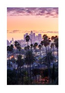 Los Angeles Skyline At Sunset | Maak je eigen poster