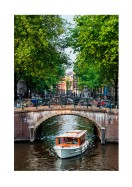 Canal In Amsterdam | Maak je eigen poster