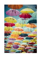 Umbrellas On Street In Madrid | Maak je eigen poster