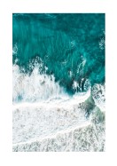 Big Waves In Blue Water | Maak je eigen poster