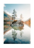 Calm Lake At Sunset | Maak je eigen poster