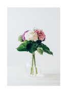 Hydrangea Flowers In Vase | Maak je eigen poster