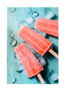 Sweet Pink Popsicles | Maak je eigen poster