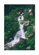 Beautiful Waterfall In The Himalayas | Maak je eigen poster