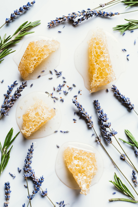 Honeycombs, Lavender and Rosemary