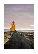 Lighthouse At Sunrise In Iceland | Maak je eigen poster