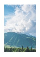 Sunny Mountain Landscape | Maak je eigen poster