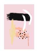 Pink Abstract Artwork | Maak je eigen poster