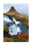 Icelandic Waterfall | Maak je eigen poster