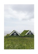 Farmhouses In Iceland | Maak je eigen poster
