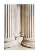 Row Of Marble Columns | Maak je eigen poster