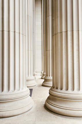 Row Of Marble Columns