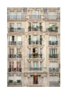 Building Facades In Paris | Maak je eigen poster
