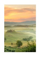 Misty Morning In Tuscany | Maak je eigen poster